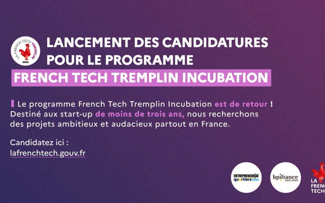 Appel à candidatures French Tech Tremplin